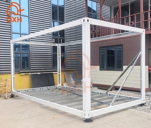 DXH personnalisé <span class=keywords><strong>prix</strong></span> bon marché paquet plat préfabriqué <span class=keywords><strong>en</strong></span> acier soudé 10ft 20ft 15ft 30ft 40ft 6m 9m 12m Kits de cadres de conteneurs modulaires - Product Image 6