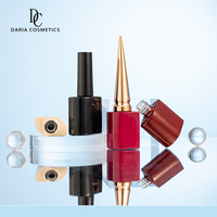 Flacon vide de vernis à ongles en gel de 9 ml personnalisé en usine, en verre avec bouchon, pinceau, pulvérisateur, couleur, placage UV, logo imprimé, échantillon gratuit