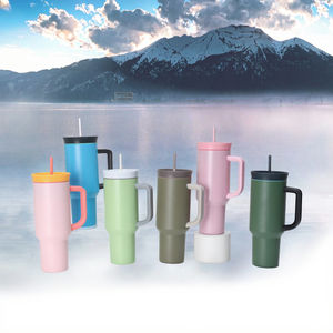 Vaso Térmico de Acero Inoxidable 304 de 40 oz con Pajita, Estilo <span class=keywords><strong>Oula</strong></span>/Ice King, Aislamiento Térmico de 6 a 12 Horas, Apto para los Mercados de la UE/EE. UU. - Product Image 3