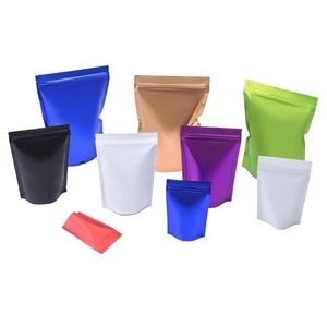 Bolsa de plástico con cremallera de pie 43 # plana <span class=keywords><strong>y</strong></span> 114 # con papel de aluminio colorido brillante/mate para embalaje de alimentos para leche - Product Image 5