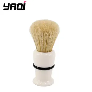 YAQI Orbital Ring 24mm Boar Bristle Shaving Brush For Men Wet Custom