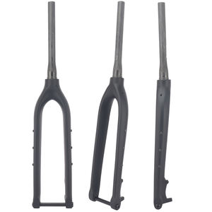 Виновные спортивные 29er 27,5er, углепластиковые вилки FK05 100x15 мм, через ось 1-1/8 1-1/2 38 мм, карбоновые передние вилки, 160 мм - Product Image 1