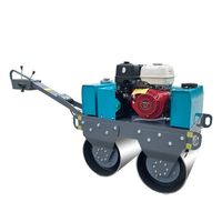 Offre Spéciale Mini Compacteur Vibratoire pour Sol et Asphalte, Rouleau Compresseur Routier Mini 550KG
