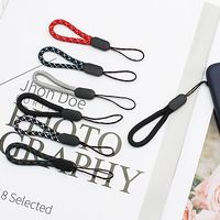Cuerda corta de nailon para colgar el teléfono móvil en la muñeca, cordón antipérdida para el dedo, para memoria USB, llavero, estuche para auriculares