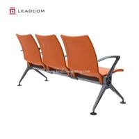 LEADCOM L-W02-1 Banc d'attente multi-scénarios en PU à 3 places pour aéroports et zones d'attente