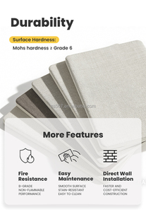 Panneau <span class=keywords><strong>mural</strong></span> en tissu moderne TAWA, texture douce, antibactérien, imperméable, floral, pour hôtel, bureau, maison, extérieur, appartement - Product Image 2