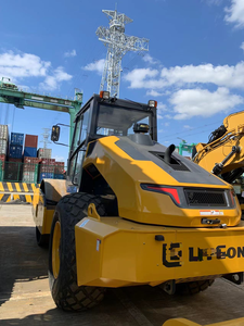 Liugong รถบดถนนแบบดรัมเดี่ยวขนาด16ตันเครื่องอัดแบบสั่นขนาด30/33Hz เครื่องจักรก่อสร้างสำหรับงานหนัก - Product Image 5