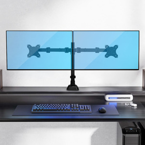 Có thể điều chỉnh màn hình kép cánh tay bàn đứng núi giá rẻ bán buôn dọc màn hình LCD hiển thị đứng cho chơi game và văn phòng sử dụng - Product Image 4