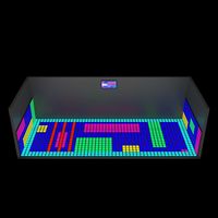 Sistema de Juego Interactivo de Proyección para Niños, Tipo Hopscotch, para Interiores, Venta al Por Mayor del Fabricante, para Áreas de Juego en Centros Comerciales, Juego de Piso LED, OEM