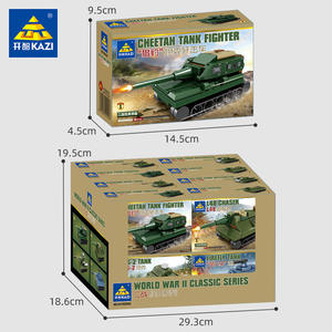 Bloques de Construcción KaiZhi Compatibles con Tanques, Animales y Naturaleza, Mecanismo de Ensamblaje Educativo, <span class=keywords><strong>Juguete</strong></span> de 40 Piezas para Niños, Otros Materiales - Product Image 4