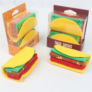 Taco Sushi Calcetines Divertidos Pickle Taco Aguacate Regalos - Product Image 1