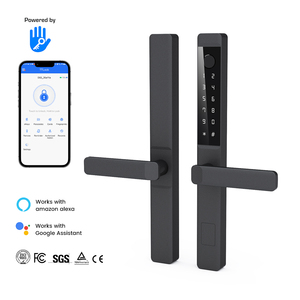 New Design Waterproof Stainless Steel Sliding Gate Digital Fingerprint Aluminum <b>Smart</b> Door <b>Lock</b> Aluminum <b>Smart</b> Door Lo - Product Image 4
