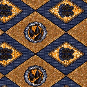 Venta al por mayor contenedor 100% de algodón africano Gabric Africana Ankara telas impresiones de cera