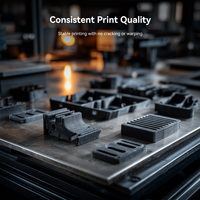 Filament d'imprimante 3D PA6-GF résistant aux hautes températures, diamètre 1,75 mm, température de buse 270-290°C