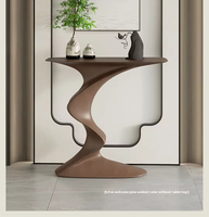 Table console moderne élégante dorée faite à la main de style chinois de luxe pour appartement, salon, chambre ou mobilier d'hôpital