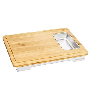 <b>Bamboo</b> Kitchen Cutting Board Square With <b>Containers</b> For Cheese And Vegetables Household Use - Product Image 3