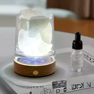Lampes <span class=keywords><strong>en</strong></span> sel rose de l'Himalaya bio pour diffuseur d'aromathérapie, bouteille <span class=keywords><strong>en</strong></span> verre pour huiles essentielles, diffuseur <span class=keywords><strong>en</strong></span> cristal - Product Image 1