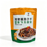 Sachet refermable à fermeture éclair personnalisé avec logo, qualité alimentaire, imprimé en héliogravure, pour légumes marinés et kimchi