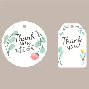 Paper stickers die cut special custom 3M adhesive stickers thank you stickers