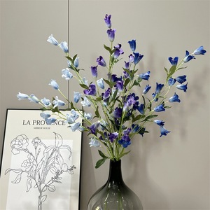 Arreglo de Flores Artificiales, Flores de Seda Mixtas, 28 Cabezas de Campanilla y Lirio de los Valles, Decoración para el Hogar, Accesorios para Exteriores - Product Image 2