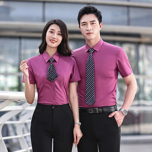 T-shirt professionnel à manches courtes Chemise formelle pour femmes Costume d'affaires <span class=keywords><strong>Blouse</strong></span> <span class=keywords><strong>de</strong></span> bureau Femmes T-shirt imprimé - Product Image 6