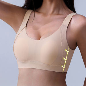 Soutien-gorge de sport fitness <span class=keywords><strong>sans</strong></span> <span class=keywords><strong>armatures</strong></span>, coupe complète, mince, <span class=keywords><strong>sans</strong></span> couture, oreille de lapin, grande taille, ajustement <span class=keywords><strong>push</strong></span> <span class=keywords><strong>up</strong></span>, collection latérale 3XL - Product Image 3