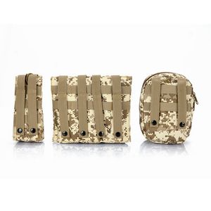 ชุดอุปกรณ์ยึดเข็มขัดแบบ Molle 3 ชิ้น สำหรับใส่แม็กกาซีน 3 ชิ้น และไฟฉาย  กระเป๋า Admin  ทำจากไนลอนกันน้ำ  ซองปืนแบบยุทธวิธี - Product Image 4