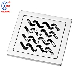 2025 nóng bán đánh bóng vuông phụ kiện phòng tắm hiện đại 4 inch vòi hoa sen xả bìa chống mùi sàn drainer Chất lượng cao - Product Image 4