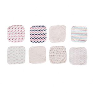 Lot <span class=keywords><strong>de</strong></span> 12 serviettes douces carrées pour la salive et le sueur, assortiment aléatoire <span class=keywords><strong>de</strong></span> serviettes <span class=keywords><strong>de</strong></span> <span class=keywords><strong>bain</strong></span> en coton en forme <span class=keywords><strong>de</strong></span> fleur pour bébés garçons et filles, soins pour bébés en voiture - Grande Vente - Product Image 4