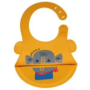 Top Trending morbido e resistente bavaglini in Silicone impermeabile Babero per bambini <span class=keywords><strong>accessori</strong></span> per l'alimentazione del bambino in Silicone per uso alimentare - Product Image 5