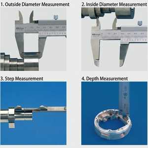 Calibrador <span class=keywords><strong>Vernier</strong></span> Tipo <span class=keywords><strong>Mitutoyo</strong></span> Profesional de Alta Precisión de 0.02 mm, Herramienta de Medición Industrial Métrica e Imperial de Acero Inoxidable - Product Image 6