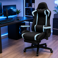 Chaise de jeu personnalisée avec repose-pieds, chaise d'ordinateur en cuir réglable, chaise de jeu moderne à gravité zéro, chaise ergonomique de jeu