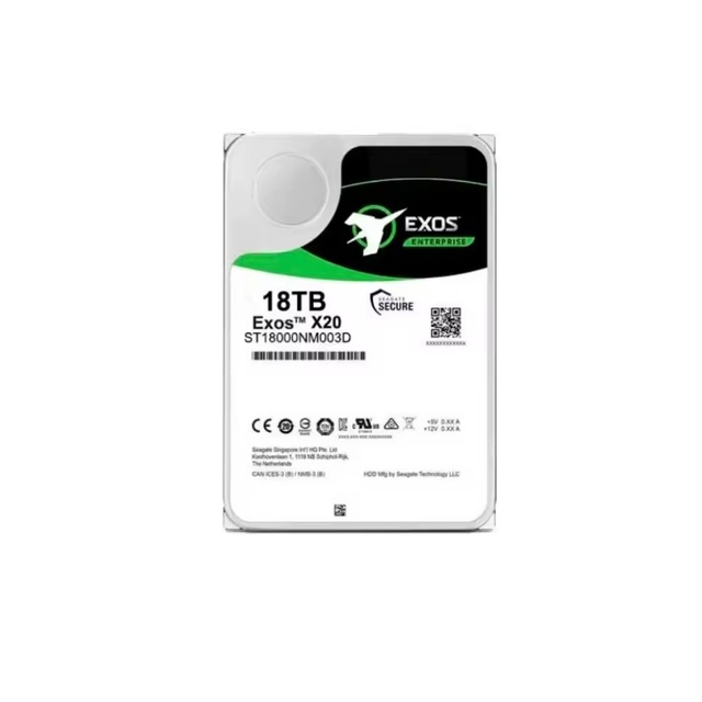 NEW 18TB HDD EXOS X20 ST18000NM003D 7200 RPM SATA 6Gb/s 256MB Cache 3.5-Inch 18T Enterprise Server PC Hard Disk Drive