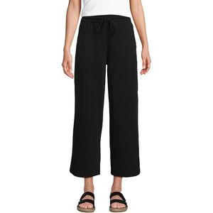 FOXA Pantalon court en tricot sport pour femme, coupe large, taille mi-haute, décontracté et respirant - Product Image 1