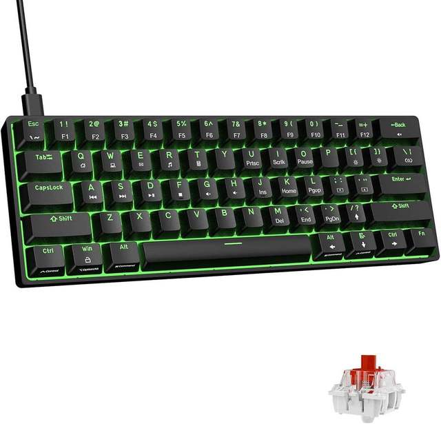 OEM Toetsenbord Qwerty Gaming Toetsenbord Clavier Azerty Gaming Keyboard Red Switch Wired Mechanical Keyboard
