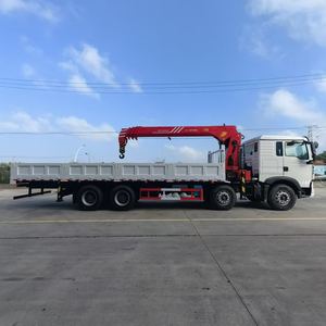 Truk sampah Dump Truck SINOTRUK HOWO 8x4 Truck Mount derek 10-16ton HOWO dengan derek hidrolik <span class=keywords><strong>Knuckle</strong></span> <span class=keywords><strong>Boom</strong></span> Loader - Product Image 4