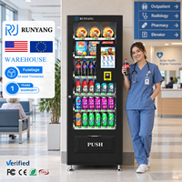 Distributeur automatique intelligent RUNYANG personnalisé, compact, réfrigéré, avec écran tactile, pour aliments et boissons