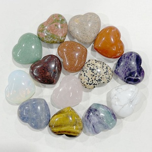 Cristalli naturali all'ingrosso caldi di 3cm che curano le pietre del Chakra dei regali del cuore della <span class=keywords><strong>pietra</strong></span> - Product Image 1