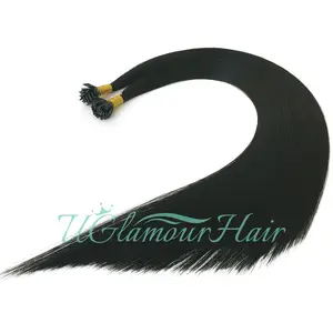 U Glamour Hair wholesale price most popular sensual weave bundles bone straight flat tip hair extension