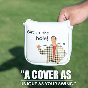 Prix d'usine Housse de putter de golf brodée magnétique en cuir PU pour putter mallet - Product Image 4