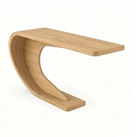 Meubles de salon de style nordique simple, design moderne et luxueux, couleur personnalisable, table console au design créatif pour salon d'appartement