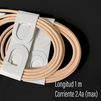 Cable de datos de carga rápida de 60W tipo C para iluminación, cable de datos PD de colores en blanco y negro para iPhone, iPad, teléfono, 8 pines, TPE para