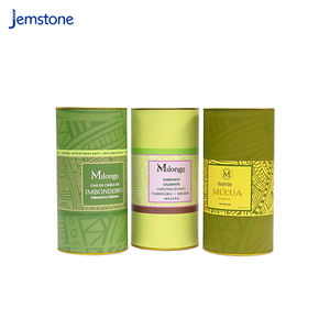 Emballage personnalisé en tube de papier kraft écologique en carton de thé vert pour les grains de café, les aliments, le thé en vrac de qualité alimentaire - Product Image 3