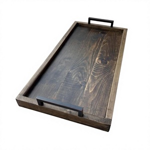Bandeja Grande Desechable para Desayuno, Hecha a Mano, Ecológica, Apta para Lavavajillas y Microondas, Bandejas de Madera para Servir, Decoración Moderna para el Hogar B.S - Product Image 4