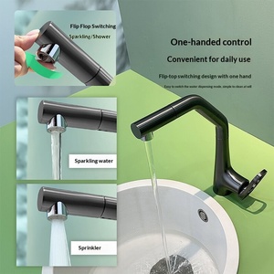 <span class=keywords><strong>Rubinetti</strong></span> Moderni per Lavabo Bagno <span class=keywords><strong>con</strong></span> <span class=keywords><strong>Sensore</strong></span> Touch in Rame Lucido, Montaggio su Piano, Funzione Dosatrice, Valvola in Ceramica, per Uso Domestico - Product Image 4