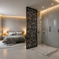 Séparateur de bureau/chambre WPC, design moderne et élégant, résistant à l'humidité, facile d'entretien, pour la maison et le bureau