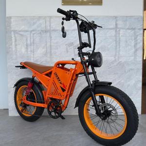 Nuevo diseño Dirtbike ciclomotor bicicleta Kit Stealth Bomber híbrido <span class=keywords><strong>Mtb</strong></span> 20x4 Fat Tire E Box 2,0 bicicleta de Cross eléctrica - Product Image 1