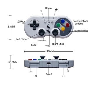 JRH-8580 Controlador De Jogo Sem Fio Para Nintendo Switch/<span class=keywords><strong>PS3</strong></span>/<span class=keywords><strong>PC</strong></span>/<span class=keywords><strong>Android</strong></span> Joystick <span class=keywords><strong>Gamepad</strong></span> - Product Image 6