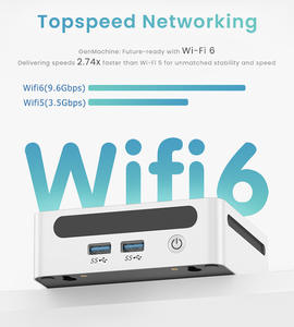 पोर्टेबल डेस्कटॉप एमाड मिनी पीसी रेज़ेन r7 5700u विंडोज़ 10/11 गेमिंग कंप्यूटर कम बिजली धातु सुपर शांत मिनी पीसी रिजन - Product Image 6
