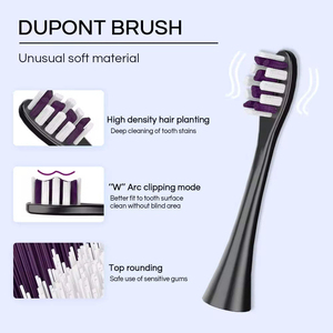 แปรงสีฟันไฟฟ้าโซนิคแบบพกพาสำหรับเดินทางแบบชาร์จได้ 4 โหมดการทำงาน ขนแปรงนุ่มสำหรับผู้ใหญ่ ใช้แบตเตอรี่  ระบบจ่ายไฟแบบแบตเตอรี่  กันน้ำระดับ IPX8 - Product Image 4